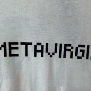 Meta Virgin White Graphic T-Shirt